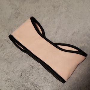 Pastel pink headband ear warmer